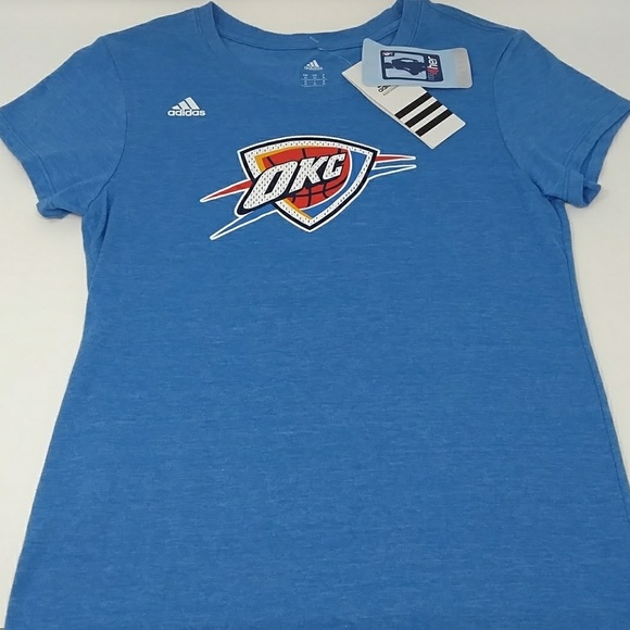Adidas Women's NBA Mesh Bling Name Cap Sleeve Tee